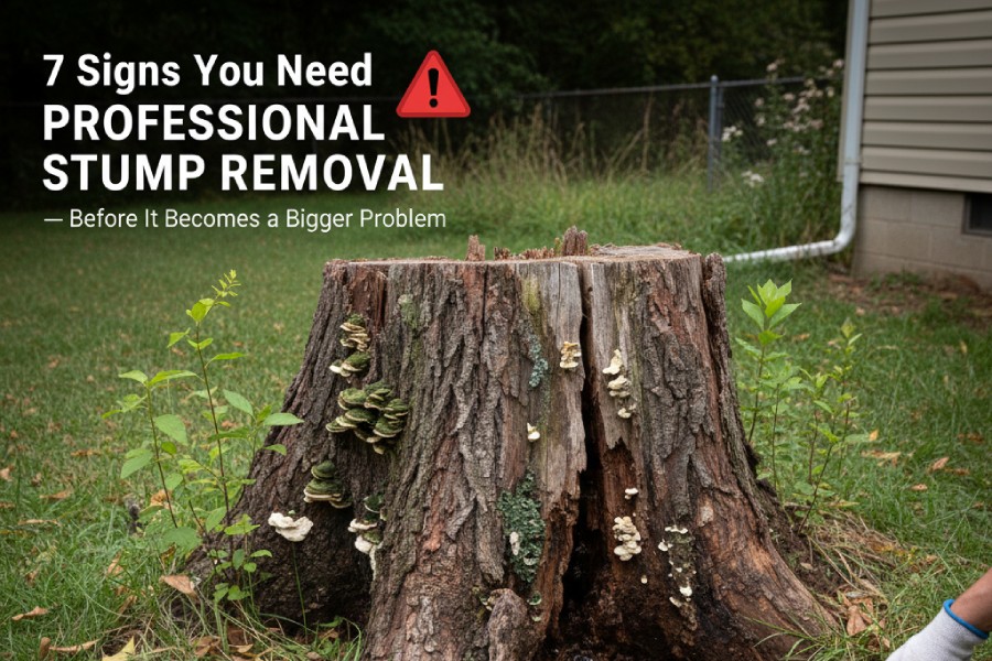 7 Signs You Need Professional Stump Removal — Before It Becomes a Bigger Problem