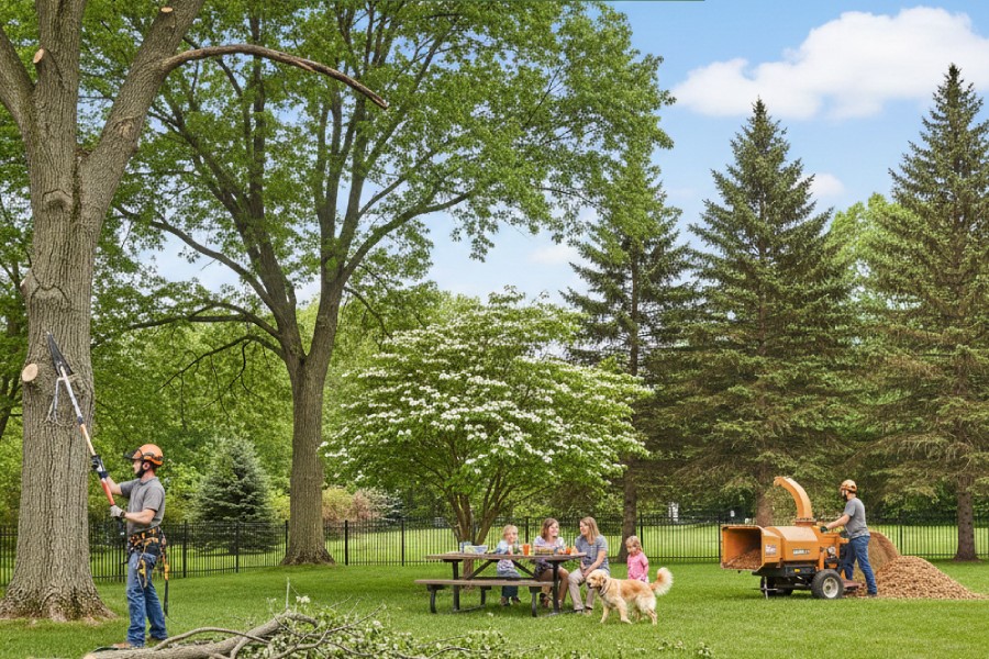 Professional tree trimming service in Snohomish WA to improve tree health and yard safety